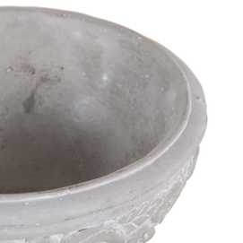 MACETERO CEMENTO DECORACIÓN 19,50 X 19,50 X 13,50 CM