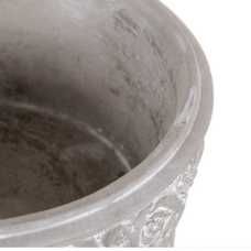 MACETERO CEMENTO DECORACIÓN 20,50 X 20,50 X 9 CM MACETERO CEMENTO DECORACIÓN 20,50 X 20,50 X 9 CM