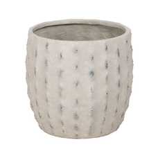 S/3 MACETERO CREMA MAGNESIO DECORACIÓN 43,50 X 43,50 X 43,50