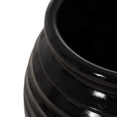 MACETERO NEGRO MAGNESIO DECORACIÓN 54 X 54 X 51 CM