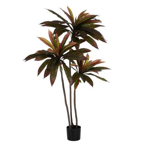 PLANTA DRACAENA ROJO GOMA DECORACIÓN 165 CM
