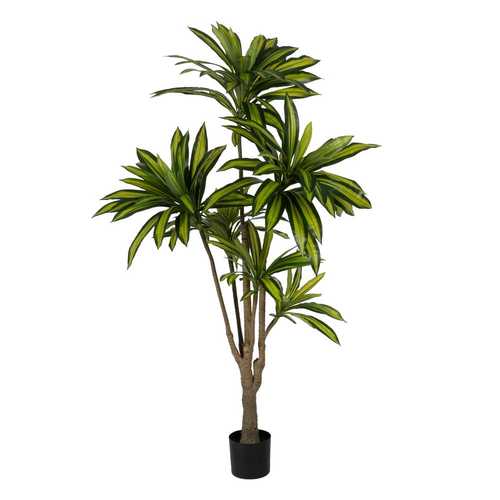 PLANTA DRACAENA VERDE GOMA DECORACIÓN 200 CM