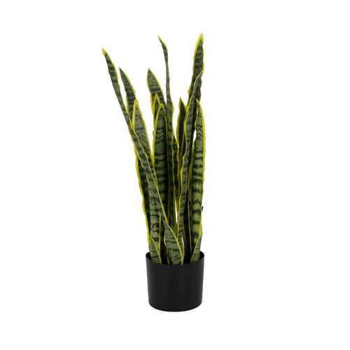 PLANTA DRACAENA VERDE-AMARILLO GOMA 80 CM
