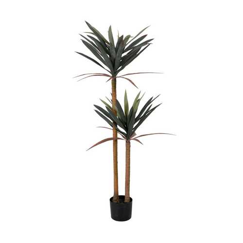 PLANTA YUCA VERDE GOMA DECORACIÓN 125 CM