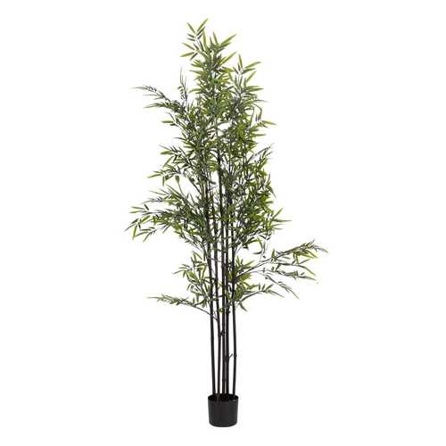 PLANTA BAMBÚ VERDE TEJIDO-MADERA JARDÍN 190 CM