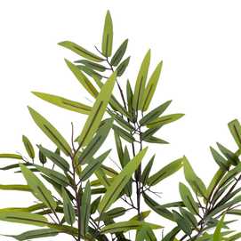 PLANTA BAMBÚ VERDE TEJIDO-MADERA JARDÍN 210 CM