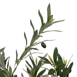 ÁRBOL OLIVO VERDE PVC-TEJIDO JARDÍN 110 CM