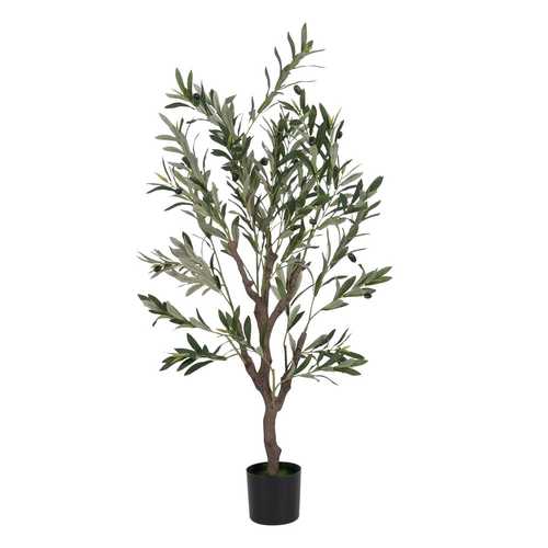 ÁRBOL OLIVO VERDE PVC-TEJIDO JARDÍN 110 CM