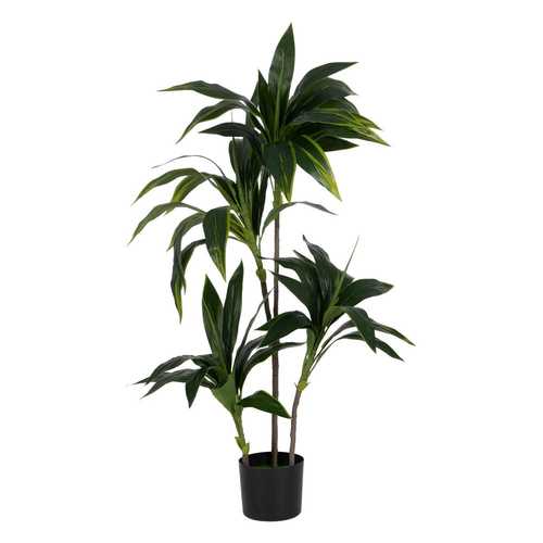 PLANTA DRACAENA VERDE PVC JARDÍN 140 CM