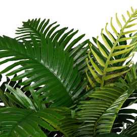 PLANTA PALMERA VERDE ARTIFICIAL JARDÍN 75 X 75 X 100 CM