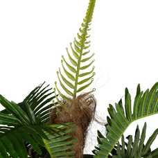 PLANTA PALMERA VERDE ARTIFICIAL JARDÍN 80 X 80 X 180 CM