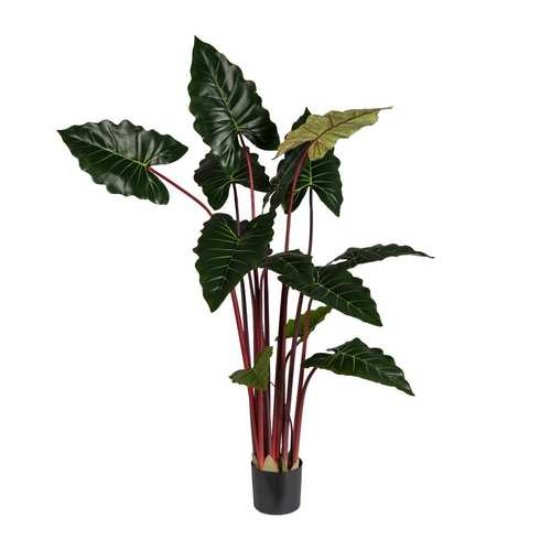 PLANTA COLOCASIA VERDE ARTIFICIAL JARDÍN 85 X 85 X 180 CM