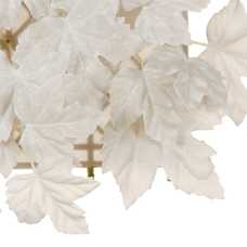 PANEL FLORAL BLANCO PVC JARDÍN 30 X 30 CM PANEL FLORAL BLANCO PVC JARDÍN 30 X 30 CM