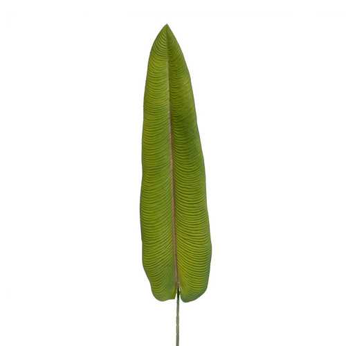 HOJA MANGO VERDE POLIETILENO DECORACIÓN 103 CM