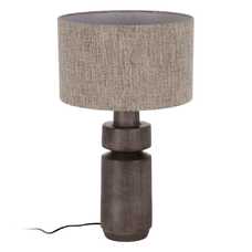 BASE LÁMPARA MESA MARRÓN MADERA DE MANGO 16 X 16 X 40 CM BASE LÁMPARA MESA MARRÓN MADERA DE MANGO 16 X 16 X 40 CM