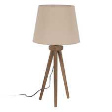 BASE LÁMPARA MESA MARRÓN MADERA DE MANGO 24 X 24 X 48 CM BASE LÁMPARA MESA MARRÓN MADERA DE MANGO 24 X 24 X 48 CM