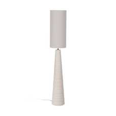 LÁMPARA SUELO BLANCO CERÁMICA 30 X 30 X 177 CM LÁMPARA SUELO BLANCO CERÁMICA 30 X 30 X 177 CM