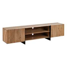 MUEBLE TV NATURAL MADERA DE ACACIA SALÓN 200 X 40 X 50 CM