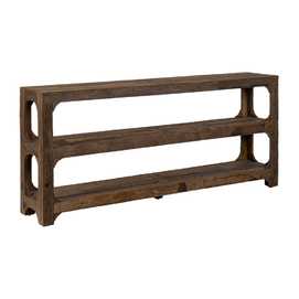 CONSOLA MARRÓN MADERA ENTRADA 200 X 38,50 X 92 CM