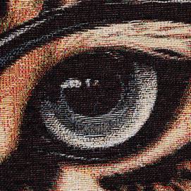 CUADRO LEOPARDO TEJIDO DECORACIÓN 85 X 110 CM