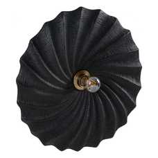 APLIQUE PARED NEGRO METAL ILUMINACIÓN 51 X 10 X 51 CM