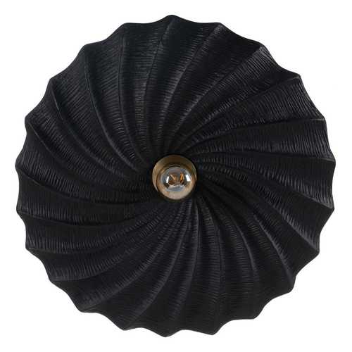 APLIQUE PARED NEGRO METAL ILUMINACIÓN 51 X 10 X 51 CM