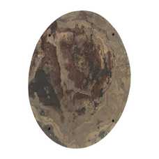 APLIQUE PARED BEIGE PIEDRA ILUMINACIÓN 46 X 12 X 46 CM