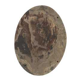 APLIQUE PARED BEIGE PIEDRA ILUMINACIÓN 46 X 12 X 46 CM