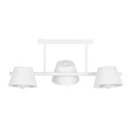 LÁMPARA TECHO BLANCO METAL ILUMINACIÓN 62,50 X 38 X 27,50 CM