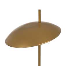 LÁMPARA MESA DORADO MATE HIERRO / MÁRMOL 25 X 28 X 45 CM LÁMPARA MESA DORADO MATE HIERRO / MÁRMOL 25 X 28 X 45 CM