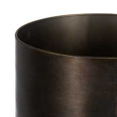 LÁMPARA SUELO ORO ENVEJECIDO METAL 40 X 40 X 168 CM LÁMPARA SUELO ORO ENVEJECIDO METAL 40 X 40 X 168 CM