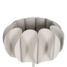 LÁMPARA SUELO BLANCO METAL ILUMINACIÓN 44 X 44 X 151 CM LÁMPARA SUELO BLANCO METAL ILUMINACIÓN 44 X 44 X 151 CM