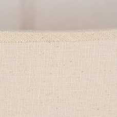 PANTALLA BEIGE TEJIDO ILUMINACIÓN 40 X 40 X 30 CM