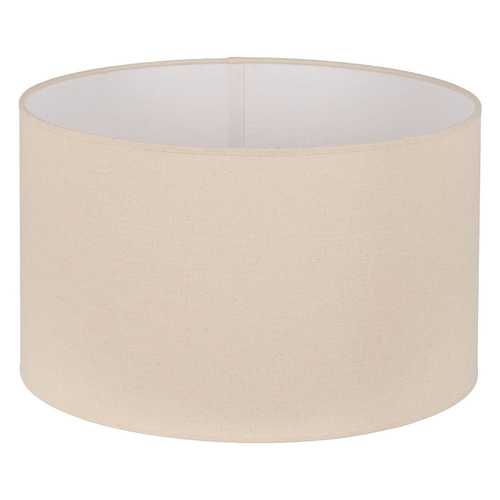 PANTALLA BEIGE TEJIDO ILUMINACIÓN 50 X 50 X 30 CM