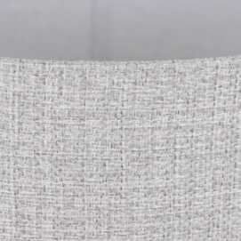 PANTALLA GRIS TEJIDO ILUMINACIÓN 30 X 30 X 22 CM