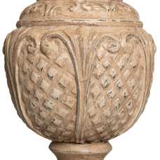 LÁMPARA MESA TOPO RESINA-TEJIDO 35 X 45 X 64 CM LÁMPARA MESA TOPO RESINA-TEJIDO 35 X 45 X 64 CM