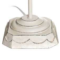 LÁMPARA MESA BLANCO ROZADO 30 X 37 X 60,50 CM