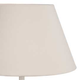 LÁMPARA MESA BLANCO ROZADO 35 X 35 X 53 CM