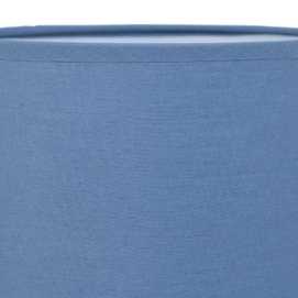 LÁMPARA MESA AZUL CERÁMICA ILUMINACIÓN 16 X 16 X 27 CM