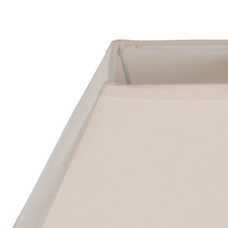 LÁMPARA MESA GRIS RESINA-TEJIDO 35 X 35 X 72 CM