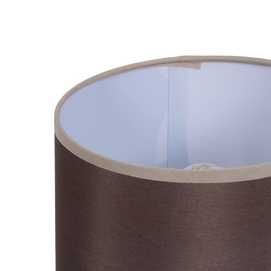 LÁMPARA MESA MARRÓN CERÁMICA-TEJIDO 18 X 18 X 29,50 CM