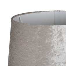 LÁMPARA MESA PLATA CRISTAL ILUMINACIÓN 38 X 38 X 80 CM LÁMPARA MESA PLATA CRISTAL ILUMINACIÓN 38 X 38 X 80 CM