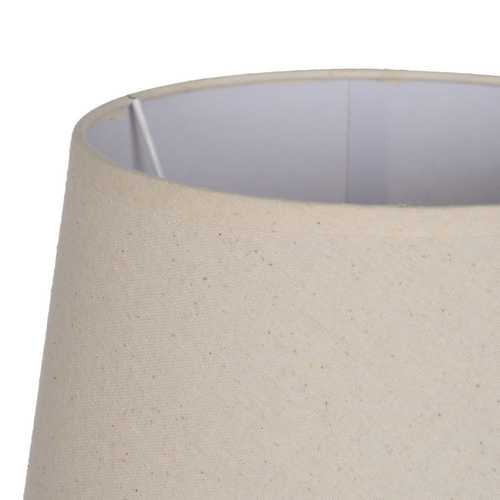 LÁMPARA MESA GRIS-BEIGE CERÁMICA 25 X 25 X 43 CM