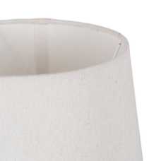 LÁMPARA MESA BLANCO CERÁMICA ILUMINACIÓN 25 X 25 X 42,50 CM