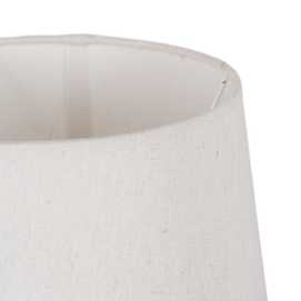 LÁMPARA MESA BLANCO CERÁMICA ILUMINACIÓN 25 X 25 X 42,50 CM