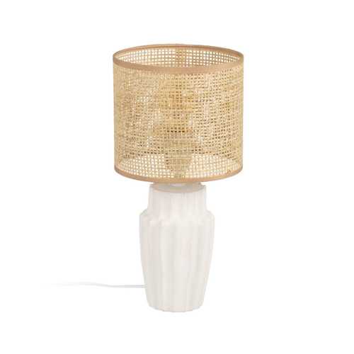 LÁMPARA MESA CERÁMICA ILUMINACIÓN 18 X 18 X 37 CM