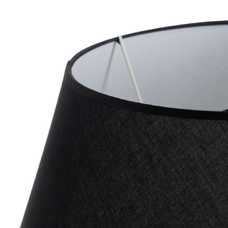 LÁMPARA MESA BLANCO-NEGRO CERÁMICA 50 X 50 X 73 CM LÁMPARA MESA BLANCO-NEGRO CERÁMICA 50 X 50 X 73 CM