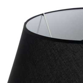 LÁMPARA MESA BLANCO-NEGRO CERÁMICA 50 X 50 X 73 CM