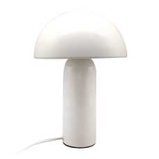 LÁMPARA MESA BLANCO METAL 22 X 22 X 31,50 CM