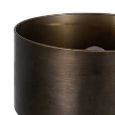 LÁMPARA SUELO ORO ENVEJECIDO METAL 40 X 40 X 161 CM LÁMPARA SUELO ORO ENVEJECIDO METAL 40 X 40 X 161 CM